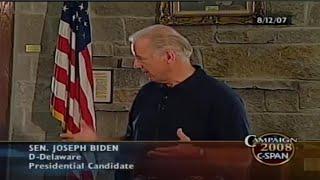 Biden spoke on the withdrawal from Afghanistan in 2007! #Afghanistan #bidenvstrump #foryou #fyp #4u