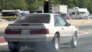 Jason's Twin Turbo 1992 Mustang LX Hatch 1/4 Mile