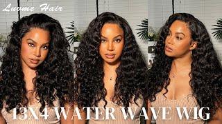 This Curly Wig Really Hit My Heart!13x4 Frontal Wig Install Tutorial | Wet Look   #luvmehair #hair