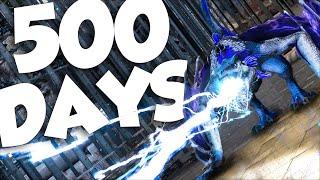 Surviving 500 Days In 2 of ARK's Best Base Locations!! - A Full ARK Wipe Story