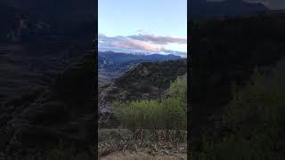Закат над Гунибским ущельем. Дагестан