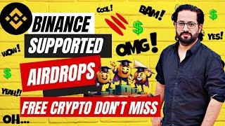  Best Legit Airdrop Backed By Binance Labs - Free Crypto airdrops Telegram