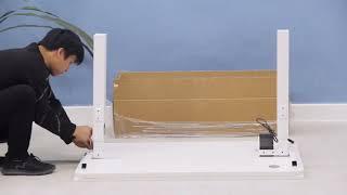 single motor standing desk assembly instruction