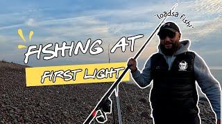 Fishing At First Light.  Catching Loads of Fish. Fishing With Wayne The Shore Hunter