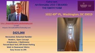 Fully Finished 4 bed 2 bath property for sale 1022 49th PL NE, Washington, DC 20019