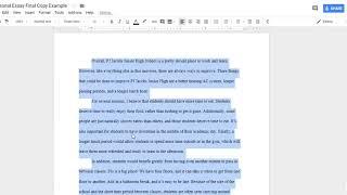 MLA Essay Formatting