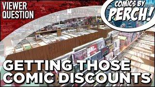 Getting those comic book discounts