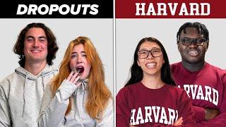 WHO'S SMARTER? | College Dropouts vs Harvard Students