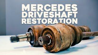 Mercedes Driveshaft Restoration - The Hard Way