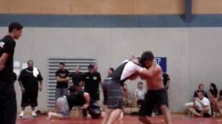 Nino fighting in the BJJNZ no-gi Championship 68kg white belt divison