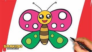 How to Draw a Cute Butterfly | Simple and Easy Drawing Tutorial