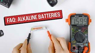 Commonly asked questions about Tenergy's Alkaline batteries