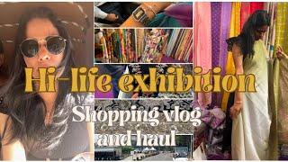 HI-LIFE EXHIBITION Hyderabad | shopping vlog | #shoopingvlog #jewellery #sareecollection