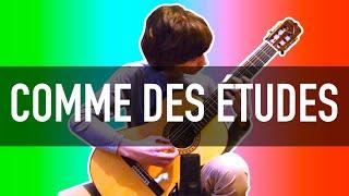 Comme Des Études - Thierry Tisserand - Classical Guitar (Played by Kobe)