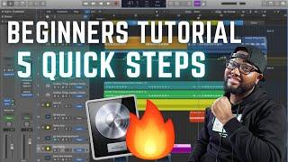 Logic Pro X Beginner Tutorial | In 12 MINUTES!!!