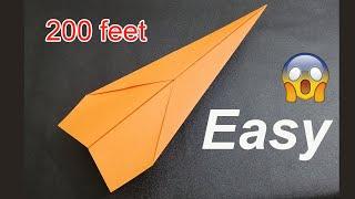 How To Make EASY Paper Airplanes that FLY FAR and FAST