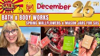 Bath & Body Works Spring Wallflowers & Mason Jars For Semi-Annual Sale