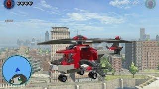 LEGO Marvel Super Heroes - Unlocking and Flying Deadpool's Helicopter (Vehicle Token Location)