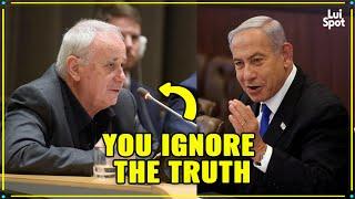 Brave Israeli Historian Lectures Netanyahu on the formation of Israel