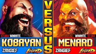 SF6 MenaRD (Zangief Vs Kobayan) Zangief ▰ High Level