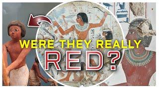 Did the ancient Egyptians have RED skin?