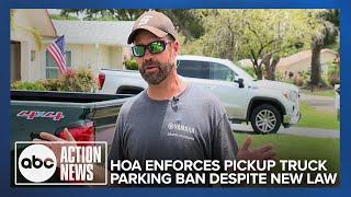 Subdivision continues to ban pickup parking despite new Florida HOA law