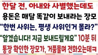 (반전신청사연)한달전 아내와 사별했는데도 용돈은 매달 제날짜에 보내라는 장모 "한번사위는 평생 사위라고 들어봤지?"지금 보내드릴게요! 통장 확인한[신청사연][사이다썰][사연라디오]