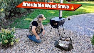 Best Value Wood Stove for Winter Hot Tent Camping | Red Mountain Valley Stove Review (Princess Auto)