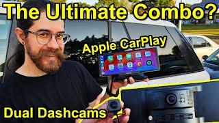 The Ultimate Combo? Dual Dashcams AND Wireless CarPlay and Android Auto! - Seicane H041 Review