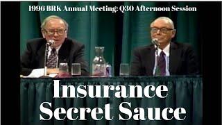 Warren Buffett: Here's How We Create A Moat In Insurance (1996 Q30 pm)