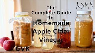 ASMR How to Make Apple Cider Vinegar at Home