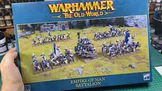 Unboxing the Empire of Man Battalion and ideas on kit-bashing and converting your state troops.