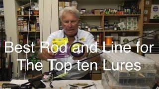 Best Rod and line for top 10 Bass Lures