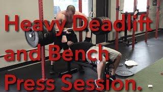 STRONG Gym Deadlift and Bench Press Heavy Session with Matt Reynolds!