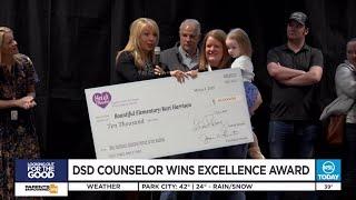 Looking Out for the Good: Davis School District counselor wins excellence award