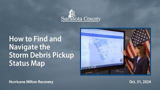 How to Find and Navigate the Storm Debris Pickup Status Map on scgov.net: Oct. 31, 2024