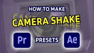 CAMERA SHAKE for Premiere using After Effects [In-depth TUTORIAL]
