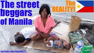 MANILA is Filled with Street Beggars and Homeless People. My Trip to MANILA PHILIPPINES. Filipinos