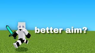 how to get better aim in minecraft...