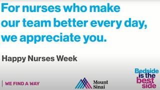 National Nurses Week with the American Nurses Association