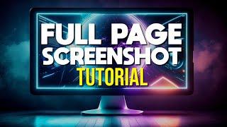 How to Take a Scrolling Full-Page Screenshot