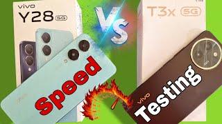 Vivo t3x 5g | Vivo y28 5g | Vivo t3x 5g vs vivo y28 5g speed test