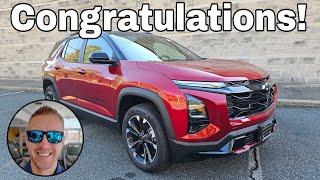 Congrats!! You just purchased a 2025 Chevrolet Equinox RS