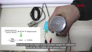 How to calibrate the load cell transmitter/weight transmitter