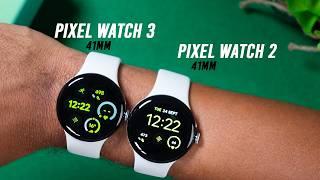 Google Pixel Watch 3 (41 mm) vs 2 (41 mm) - Größenvergleich am Handgelenk!