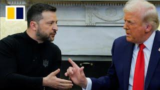 Trump and Zelensky meeting devolves into shouting match