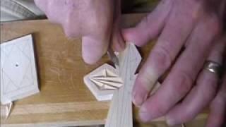 My Chip Carving - 123, Chip carving a simple cross