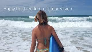 Enjoy the freedom of clear vision with SCHWIND eye laser technology, life without glasses(beachclip)