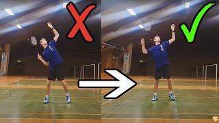 5 TIPS - DONT DO THIS When you SMASH in Badminton