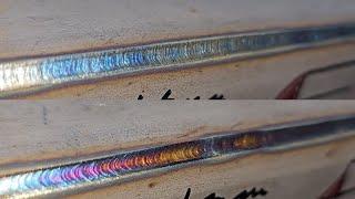 Two satisfying welding methods for a man's precise edge